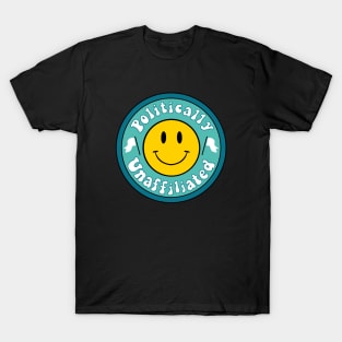 Politically Unaffiliated Smiley Face Independent T-Shirt